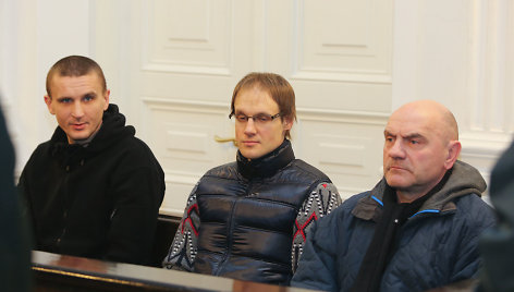 Iš kairės: Benas Juodris, Audrius Skėris, Arikas Pastuškovas