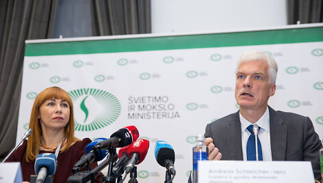 Jurgita Petrauskienė ir Andreas Schleicheris