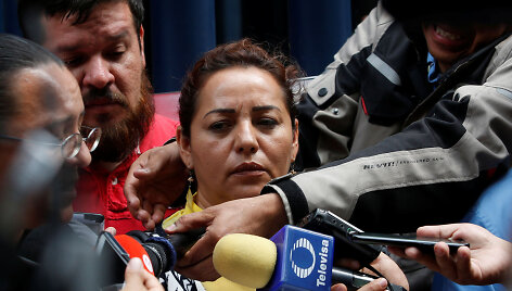 Nužudyto žurnalisto Salvadoro Adame žmona Frida Urtiz