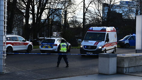 Talino centre policija nu&scaron;ovė peiliais ginkluotą asmenį