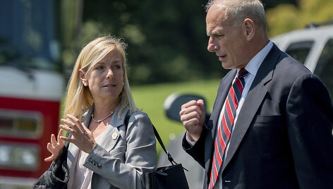 Kirstjen Nielsen ir Johnas Kelly