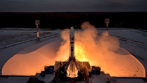 I&scaron; kosmodromo &bdquo;Vostočnyj&ldquo; kyla raketa &bdquo;Soyuz&ldquo;