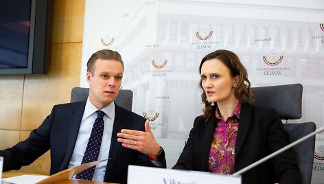 Gabrielius Landsbergis ir Viktorija Čmilytė-Nielsen
