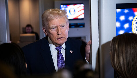 Donaldas Trumpas / PETE MAROVICH / Getty Images via AFP