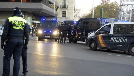 Ispanijos policija Madride