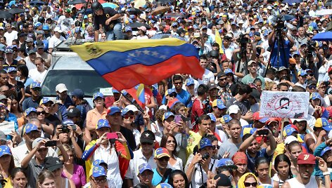 Opozicijos demonstracija Venesueloje