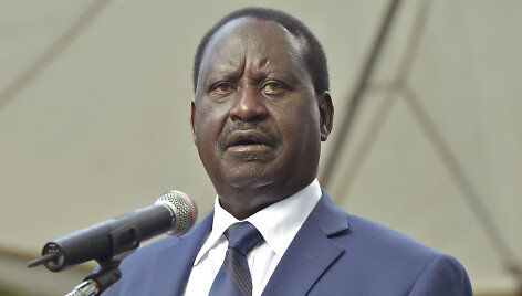 Kenijos opozicijos lyderis Raila Odinga