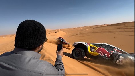 Vos nesusidūrė Nasseras Al-Attiyah ir Matias Ekstromas