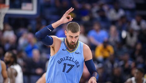 &bdquo;Memphis Grizzlies&ldquo; komanda namie palaužė &bdquo;Brooklyn Nets&ldquo;.