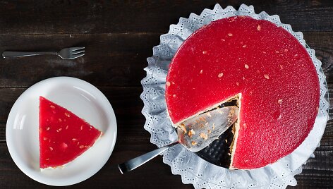 Arbūzų želė tortas