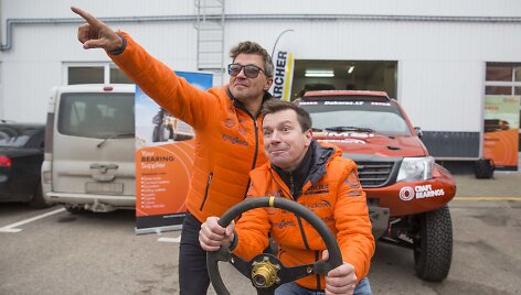 Antanas Juknevičius ir Darius Vaičiulis antrą kartą važiuos į Dakaro dykumų maratoną