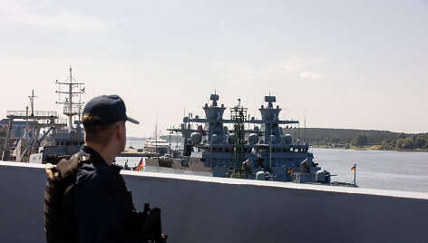 Ekskursija JAV karo laive &bdquo;USS New York&ldquo; / Teodoras Biliūnas/BNS nuotr.