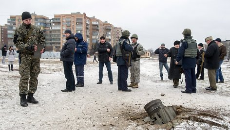 Raketomis apšaudytas Kramatorsko miestas