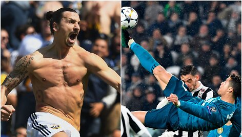 Cristiano Ronaldo pelnė įvartį-gražuolį Čempionų lygos rungtynėse Turine.