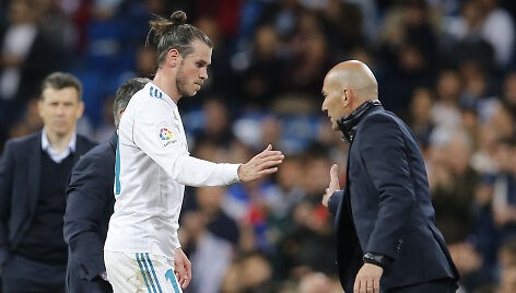 Garethas Bale'as ir Zinedine'as Zidane'as
