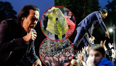 &bdquo;Nick Cave & The Bad Seeds&ldquo; koncertas Vilniaus Kalnų parke