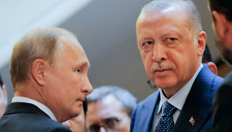 Vladimiras Putinas ir Recepas Tayyipas Erdoganas