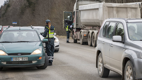 Savaitgalį Klaipėdos apskrityje vykdytas reidas: ikrintas transporto priemonių vairuotojų blaivumas, apsvaigimas nuo narkotinių ar kitų psichiką veikiančių medžiagų.