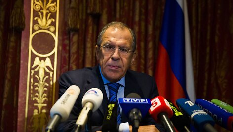 Rusijos užsienio reikalų ministras Sergejus Lavrovas