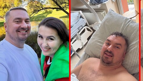 Tomas Bagdonavičius su žmona Audronė