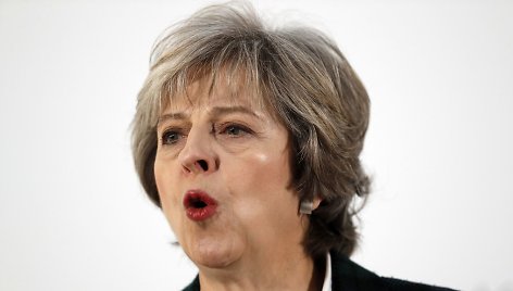 Theresa May pristato Brexit planą