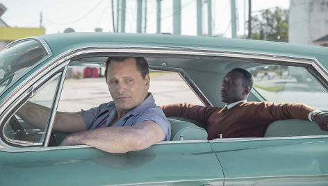 Viggo Mortensenas ir Mahershala Ali filme „Žalioji knyga“