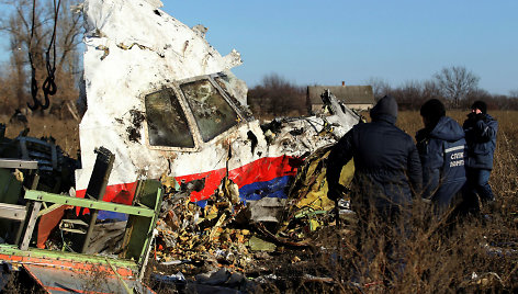 MH17 reiso lėktuvo nuolaužos