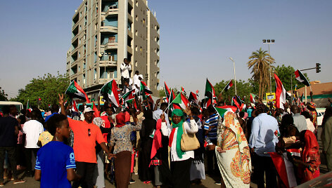 Sudanas paskendęs protestuose