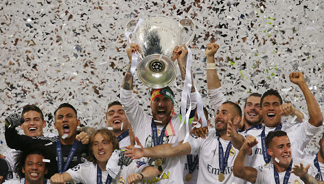2016 metų čempionai &ndash; &bdquo;Real&ldquo; futbolininkai