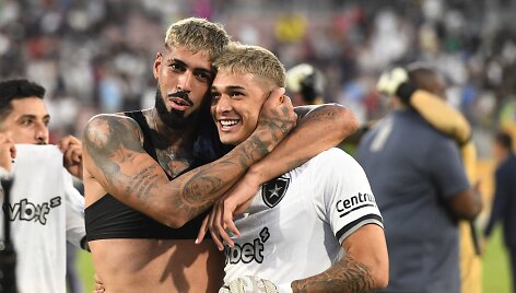 ,,Botafogo&ldquo; futbolininkai po pergalės prie&scaron; ,,PSG&ldquo;