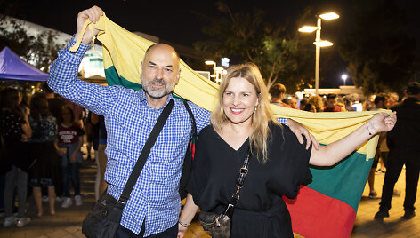 Ry&scaron;ki fanų minia plūdo į antrąjį &bdquo;Eurovizijos&ldquo; pusfinalį