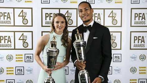 Vivianne Miedema ir Virgilas van Dijkas 