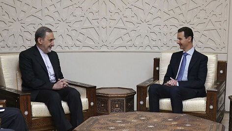 Basharo al Assado susitikimas su Ali Akbaru Velayati