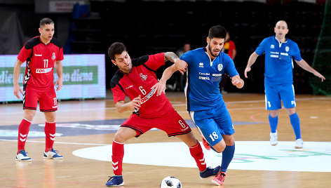 Salės futbolo Čempionų lygos rungtynės: Kauno „Vytis“ – „Halle-Gooik“ (Belgija)