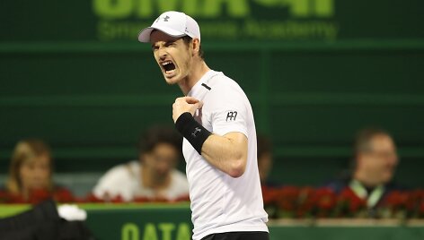 Novakas Džokovičius prie&scaron; Andy Murray