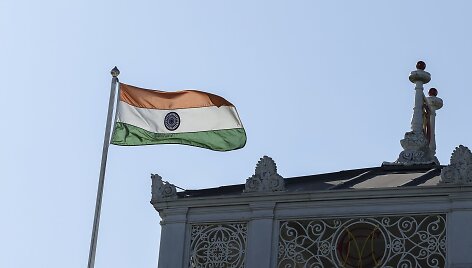 Indijos vėliava / Henning Von Jagow / ZUMAPRESS.com
