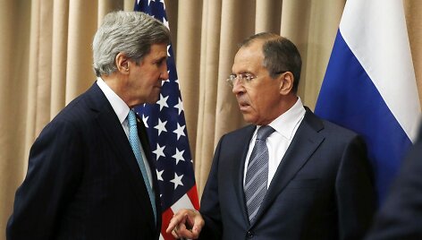 Johnas Kerry ir Sergejus Lavrovas