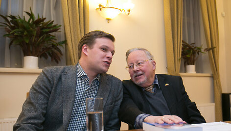 Gabrielius Landsbergis ir Vytautas Landsbergis