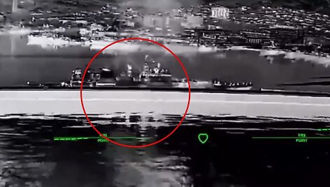 Ukraina Novorosijsko uoste pataikė į fregatą &bdquo;Admiral Makarov&ldquo; 