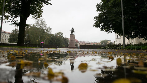 Rudeni&scaron;kas oras apgaubė Vilnių
