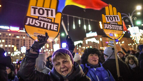 Protestas Rumunijoje