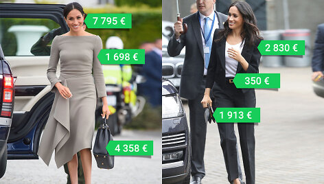 Sasekso hercogienės Meghan deriniai už 19 tūkst. eurų
