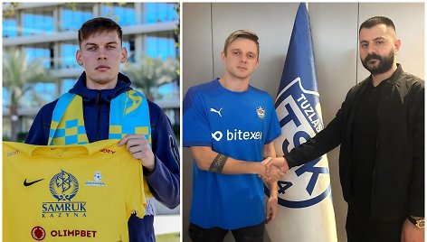 Kipras Kažukolovas ir Arvydas Novikovas pristatyti naujuose klubuose