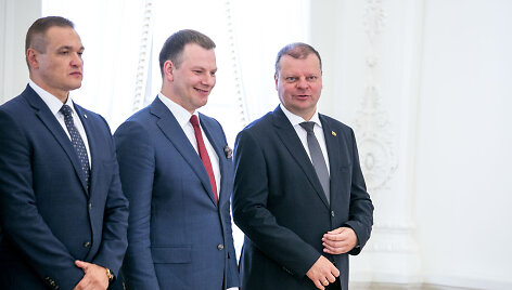 Vilius &Scaron;apoka ir Saulius Skvernelis