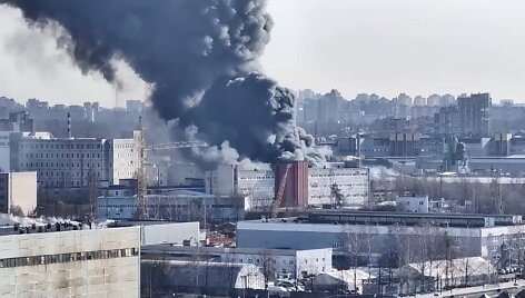 Didžiulis gaisras Sankt Peterburge