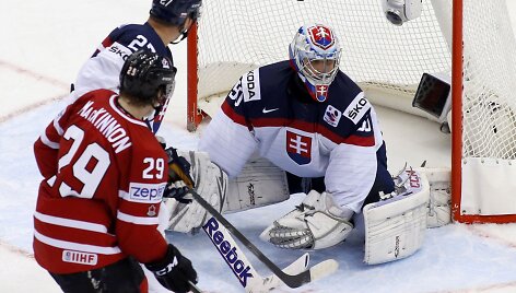 Kanados ledo ritulio rinktinė įveikė Slovakiją