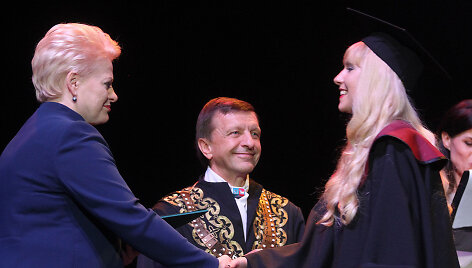 Dalia Grybauskaitė KTU studentams: &bdquo;Esate nauja, graži laisvos Lietuvos karta&ldquo;