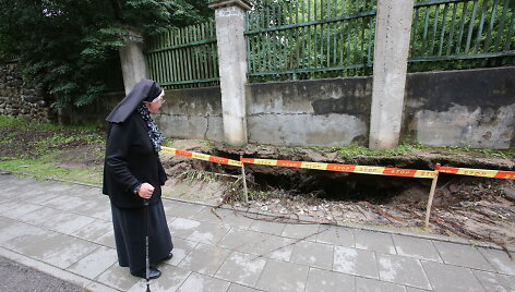 Nuoplova Verkių gatvėje Vilniuje