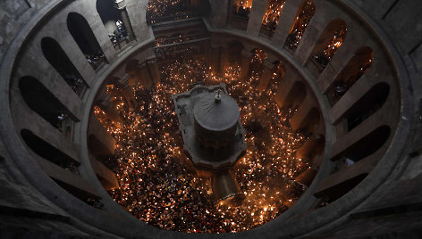 Stačiatikių Velykos Jeruzalėje