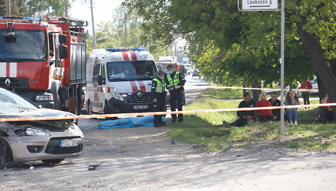 Motociklo avarija Vandžiogalos plente